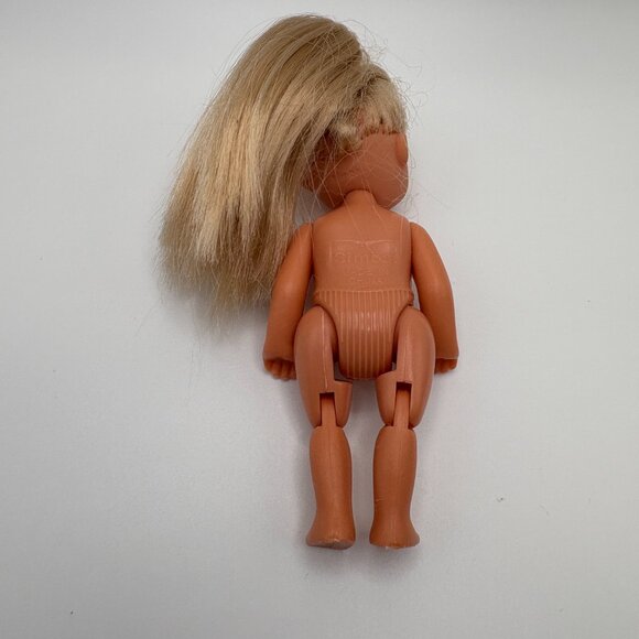 Simba Princess Blonde Long Hair Tiara Doll 4.5" Blue Eyes Vintage (SKU: 334TO) - Picture 7 of 8